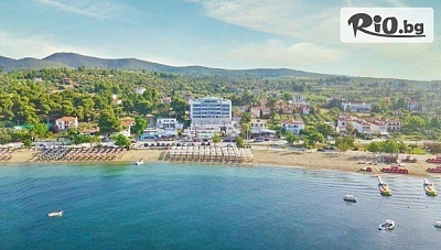 На първа линия в Ситония, Халкидики през Септември! 5 или 7 Ultra All Inclusive нощувки в Elinotel Sermilia Resort 5* + басейн, чадъри и шезлонги на плажа, от Ambotis Holidays