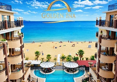 Първа линия в Слънчев бряг: All Inclusive и басейн в хотел Голдън Ина