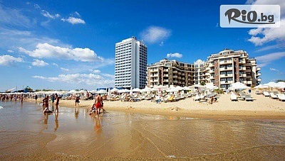 На първа линия в Слънчев бряг от 16 Юни до 15 Юли! Нощувка на база All Inclusive + басейн, чадър и шезлонг, от Хотел Golden Ina 4*