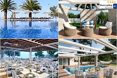 Първа линия на о. Тасос, Гърция в хотел Alexandra Beach Thassos Spa Resort**** с басейн и неустоими условия