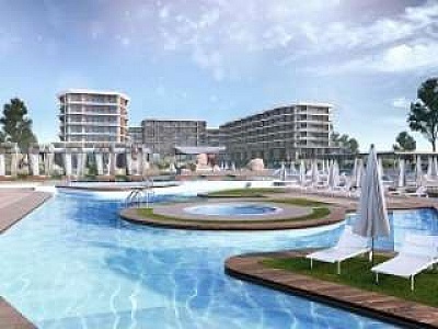 Първа линия Топ нов хотел с Аквапарк, All Inclusive за двама след 01.09 от Wave Resort, Поморие