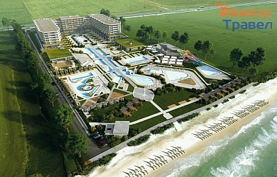 На първа линия на Ултра Ол Инклузив в хотел Уейв Ризорт Wave Resort, до Ахелой