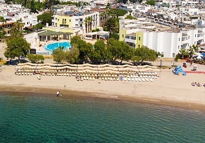 На ПЪРВА ЛИНИЯ в YELKEN MANDALINCI SPA & WELLNESS HOTEL 4*, Бодрум, Турция. Чартърен полет от София + 7 нощувки на човек на база All Inclusive!
