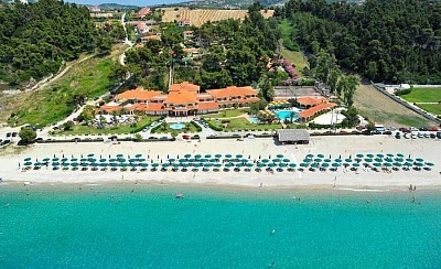 Петзвезден лукс на първа линия със закуска и вечеря в хотел Possidi Holydays Resort - Халкидики, Касандра!