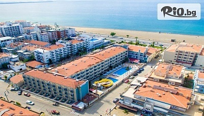 Почивка в Айвалък през Юни и Септември! 7 All Inclusive нощувки и 2 басейна с чадъри и шезлонги + Безплатно за дете до 5.99г. в Hotel Buyuk Berk + автобусен транспорт, от ТА Поход