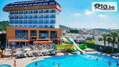 Почивка в Анталия, Сиде! 7 All Inclusive нощувки + басейни, СПА, водни занимания и спорт, детски програми в THRONE BEACH RESORT and SPA 5* + Безплатно за дете до 12г, от Дениз Травел