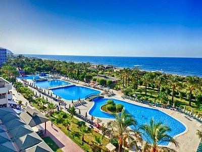  Почивка в MC ARANCIA RESORT HOTEL 5*, Алания, Турция. Чартърен полет от София + 7 нощувки на човек на база Ultra All Inclusive + басейни и водни пързалки! 