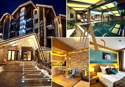 Почивка в Банско: Луксозен престой в хотел Амирa с басейн и релакс зона