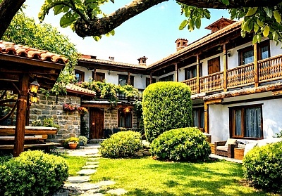 Почивка в Банско: Нощувка в къща за гости Клечерова с механа