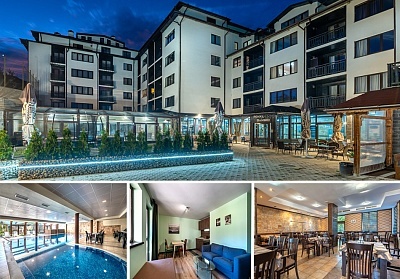 Почивка в Банско: 2 нощувки на човек с All Inclusive Light и външни джакузита в хотел Роял Банско