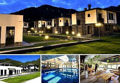 Почивка в Девин: Самостоятелна къща за 8 човека с вътрешен басейн и релакс зона