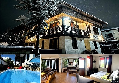 Почивка в Добринище: Нощувка със закуска и топъл басейн в къща за гости Елит