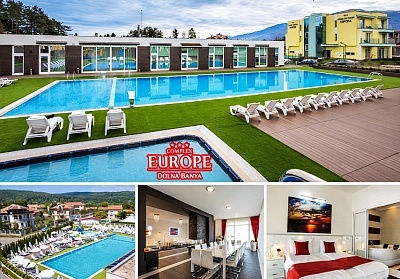 Почивка в долнобанския комплекс Европа с басейн с минерална вода