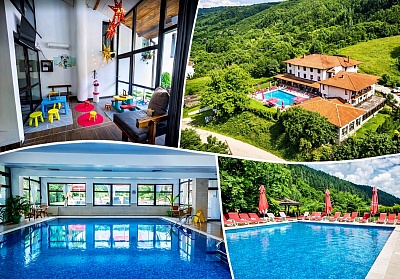 Почивка за двама със закуски и вечери в Парк хотел Фея в Чифлик, минерален басейн