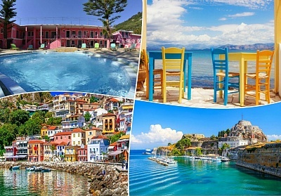  Почивка в Гърция, остров Корфу! Транспорт + 4 нощувки на човек със закуски и вечери в хотел Pink Palace Beach Resort от Далла Турс 