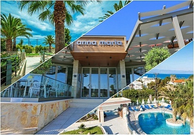 Почивка в хотел Anna Maria Paradise***, Пефкохори, Гърция! 3+ нощувки на човек със закуски и вечери + басейн