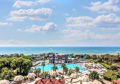  Почивка в хотел AQUAWORLD BELEK BY MP HOTELS 5*, Белек, Турция. Чартърен полет от София + 7 нощувки на човек на база Ultra All Inclusive + 11 басейна и СПА! 