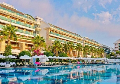 21.04 Почивка в хотел Crystal Waterworld Resort & Spa 5*, Белек, Турция! Автобусен транспорт + 7 нощувки на човек на база Ultimate All Inclusive + басейни и водни пързалки. Дете до 11.99 г. БЕЗПЛАТНО!