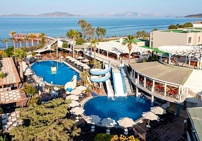 06.06 почивка в хотел GOLDEN BEACH BODRUM 4*, Бодрум, Турция! Автобусен транспорт + 7 нощувки за ДВАМА на база All Inclusive. Дете до 12.99г. БЕЗПЛАТНО!