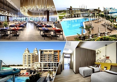 Почивка в хотел RIOLAVITAS RESORT & SPA 5*, Сиде, Турция! Автобусен транспорт + 7 нощувки за ДВАМА на база Ultra All Inclusive. Дете до 12.99г. безплатно!