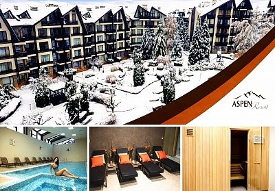 Почивка край Банско: вътрешен басейн и релакс зона в Аспен Резорт