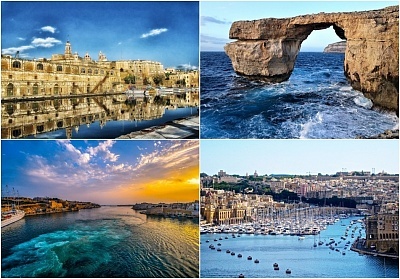  Почивка в Малта! Самолетен билет от София + 4 нощувки на човек със закуски и вечери в хотел по избор. Възможност за допълнителни екскурзии 
