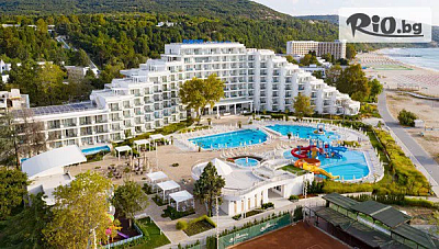 Луксозна почивка в Maritim Paradise Blue Hotel and Spa 5* в Албена с включени закуска и вечеря, СПА и минерални басейни