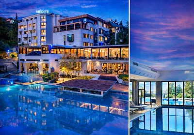 Почивка в Медите СПА Резорт в Сандански: базейни, закуски, вечери