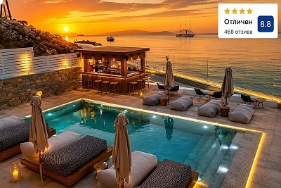 Почивка на о. Миконос, Гърция: Самолетен билет и 4 нощувки в Apiro Mykonos