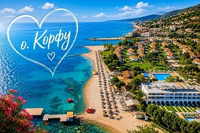 Почивка на Олимпийския остров Корфу - хотел Messonghi Beach 4*