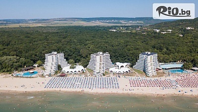 Почивка на първа линия в Албена през ТОП сезона от 2 Юли до 24 Август! All Inclusive нощувка + външен басейн с мин. вода и 2 шезлонга и чадър на плажа, от Хотел Нона