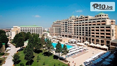 Почивка на първа линия в Несебър през Май, Юни, Септември и Октомври! All Inclusive нощувка + Аквапарк, шезлонг и чадър, от Sol Nessebar Palace 5*