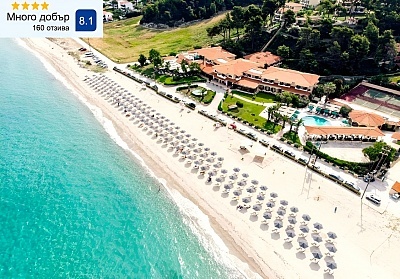 Почивка на първа линия в Посиди, Гърция: Possidi Holidays Resort & Suites с всички удобства