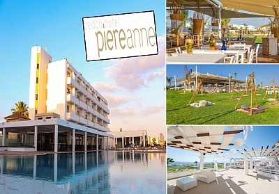  Почивка в PIERE ANNE BEACH HOTEL 3*, Агия Напа, Кипър. Чартърен полет от София + 7 нощувки на човек със закуски и вечери 