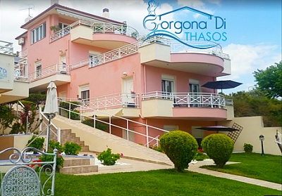  Почивка на 50 м. от плажа в Лименария, о. Тасос! Нощувка за двама или четирима в хотел Gorgona di Thasos 