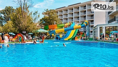 Почивка на 150 м. от плажа в Златни пясъци от 10 до 22 Септември! All Inclusive нощувка + басейни, Аквапарк и Безплатно за дете до 13 г., от Престиж Хотел и Аквапарк 4*