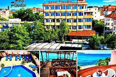 Почивка в Приморско: Хотел Пловдив предлага нощувка с храна и басейн