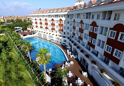 Почивка в Side Royal Paradise 5*, Сиде, Турция! Автобусен транспорт + 7 нощувки на човек на база All Inclusive + басейни. Дете до 11.99 г. безплатно!