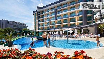 Почивка в Слънчев бряг през цялото лято! Нощувка на база All Inclusive + външен басейн и анимация + Безплатно за дете до 12 г., от Хотел Диамант 4*