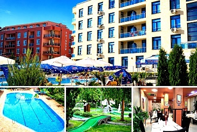 Почивка в слънчевия Слънчев бряг: Нощувка със закуска и вечеря в Комплекс Рейнбоу 1