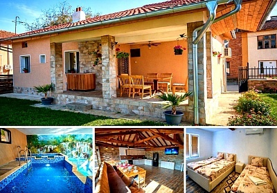 Почивка до Троян: Самостоятелна къща с басейн, джакузи и СПА удобства