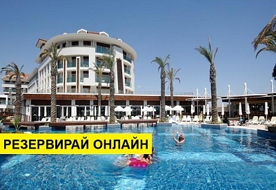 Почивка в Турция с автобус! 7 нощувки на човек на база Ultra all inclusive в Sunis Evren Beach Resort Hotel And Spa 5*, Анталия, Турска ривиера с организиран автобусен транспорт от София