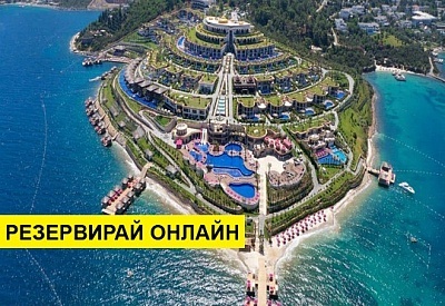 Почивка в Турция с автобус! 5 нощувки на човек на база All inclusive в Tthe Bodrum Royal Palace / Ex. Paramount Hotel / 5*, Анталия, Турска ривиера с организиран автобусен транспорт от София