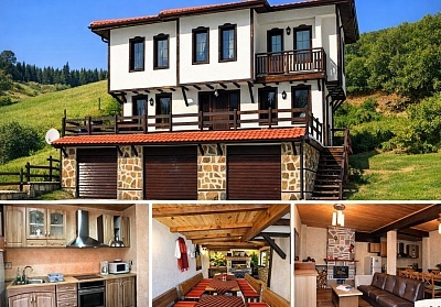 Почивка вила край Пампорово за семейства: настаняване с джакузи и кухня