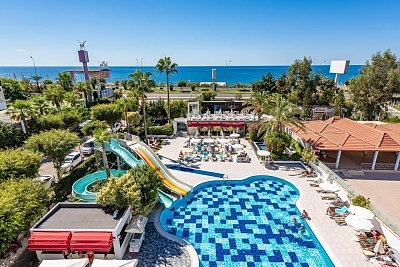  Почивка в WHITE CITY BEACH HOTEL 4*, Алания, Турция! Чартърен полет от София + 7 нощувки на човек на база All Inclusive 