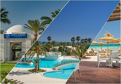 Почивка в YADIS DJERBA GOLF THALASSO & SPA 4*, о-в Джерба, Тунис. Чартърен полет от София + 7 нощувки на човек на база All Inclusive!