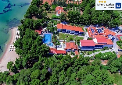 Porfi Beach Hotel: Незабравима почивка с включена закуска и вечеря в Никити, Гърция