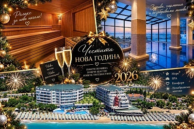 Празнувайте Нова Година в Алания, Турция, на плажа с All inclusive
