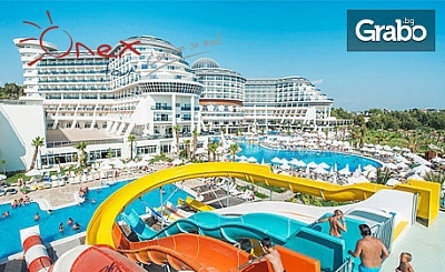 През Април край Сиде! 7 нощувки на база Ultra All Inclusive в хотел Sea Planet Resort & SPA*****, плюс самолетен билет от Варна