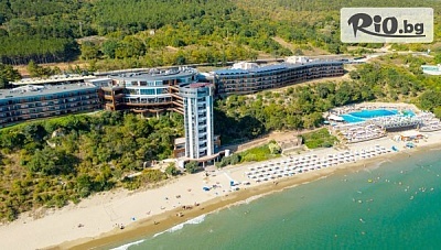 През Май, Юни и Септември на брега на морето в Свети Влас! Ultra All Inclusive нощувка + басейн, шезлонг и чадър, от Парадайз бийч Резиденс 5*